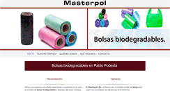 Desktop Screenshot of masterpolbolsas.com