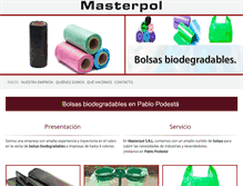 Tablet Screenshot of masterpolbolsas.com